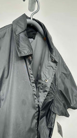 PRADA S/S Back-triangle-patch Nylon Shirt