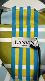 Lanvin S/S Checked-print Bowling Shirt