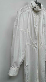 Bottega Veneta L/S  Puff-shoulder Jacket-detail Long Dress