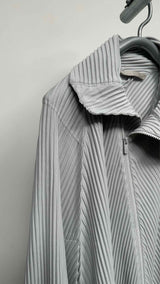 Homme Plisse Zip-up Pleated Cape
