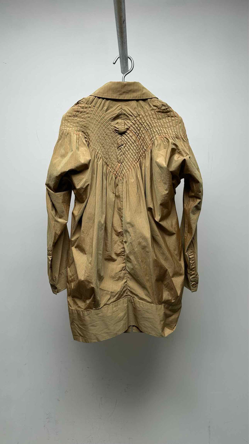 FETE Pleated Stripe Coat