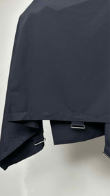 132 5. Issey Miyake Cropped Wrapped Square Haori Jacket