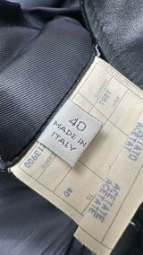 Emporio Armani Skywings Leather Coat