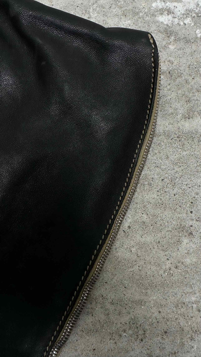 GUIDI Leather Clutch Bag