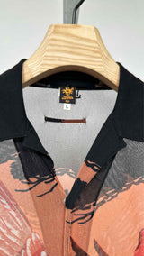 Jean Paul Gaultier Soleil S/S Eagle Print Mesh Shirt