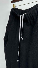 Comme Des Garcons Boiled-wool 3D Cropped Wide Pants