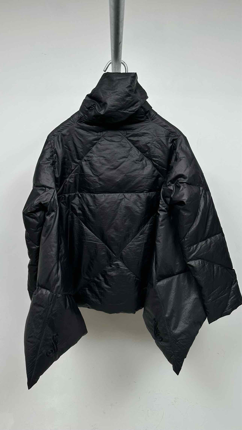 Haat Embroidered Oversized Kimono Down Jacket