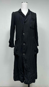 Paul Harnden Double-breast Silk Wrinkly Coat