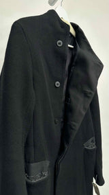 Boris Bidjan Saberi Coat2 Stand-collar Structual Twill Wool Coat