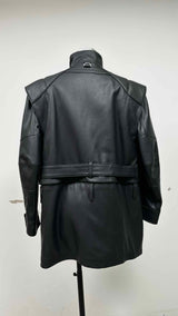 Off-White Oversized  Samurai Leather Coat