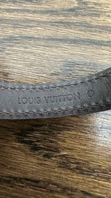 Louis Vuitton Monogram Leather Bracelet