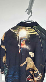 Supreme X Dan Colen S/S Firecracker Rayon Shirt