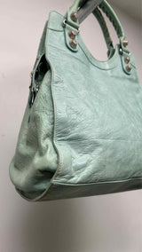 Balenciaga Aqua Giant Folder Bag