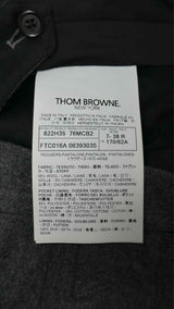 Women's Thom Browne 4-Bar Engineered Tonal Pants