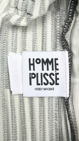 Homme Plisse Geometric Pleated Cropped Easy Pants