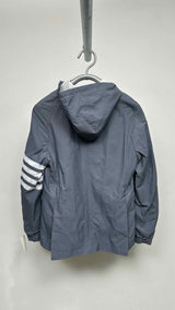 Thom Browne Unconstructed 4-bar Hooded Jacket