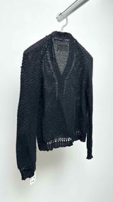 Margiela Mohair Mesh Detailed Cardigan