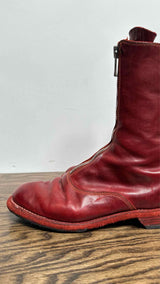 GUIDI Flat Zip Boots