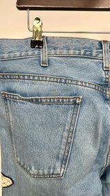 Gucci Floral Bee Embroidered Tapered Jeans