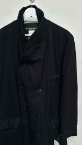 Paul Harnden X Comme Des Garcons Double-Breasted Hopscotch Long Coat