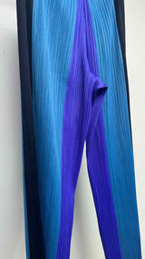 Pleats Please Color-blocking Pleated Easy Pants