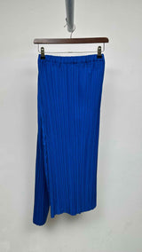 Issey Miyake Pleated Wrap Asymmetrical Skirt Pants