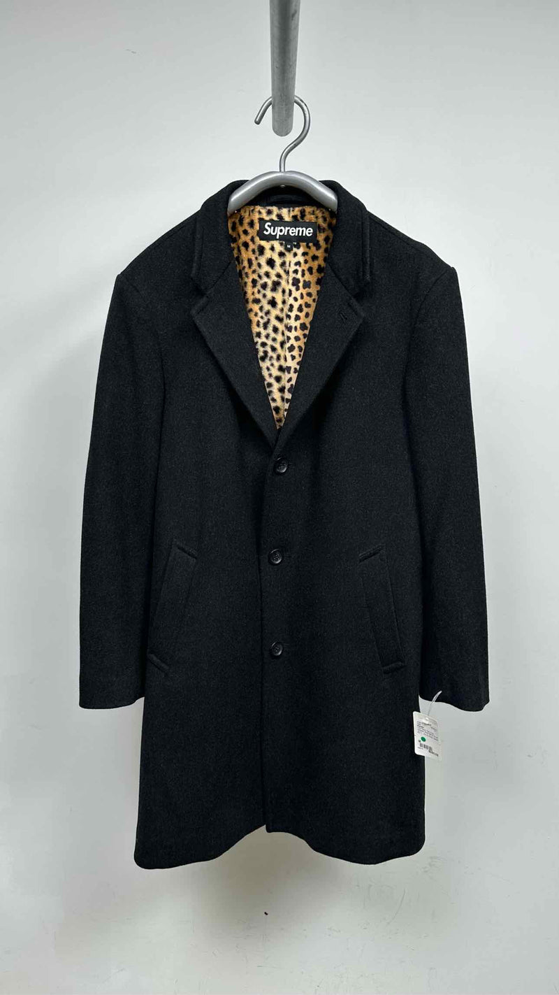 Supreme X Loro Piana Leopard-Fur-Lining Over Coat
