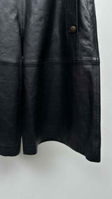 Munthe Sailor Leather Wide Shorts