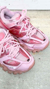 Balenciaga Clear Sole Track Sneakers