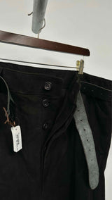 Paul Harnden Lancashire Belted Suede Pants