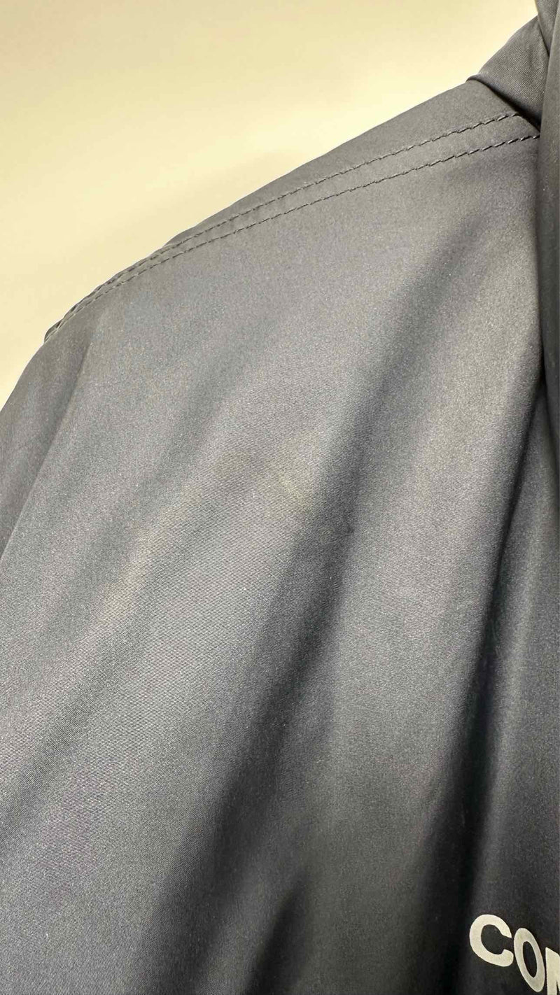 Comme Des Garcons Shirt Back-logo Hooded Anorak Puffer Coat