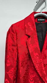 Ann Demeulemeester Botanical Jacquard Blazer Jacket