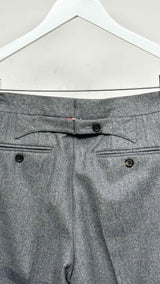 Women's Thom Browne 4-Bar Engineered Tonal Pants