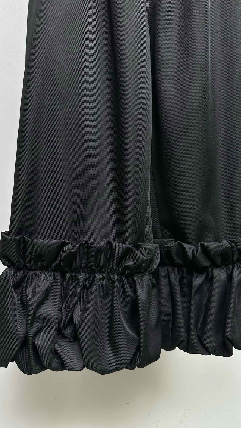 Comme Des Garcons Comme Des Garcons Raffled-bottom Wide Easy Pants