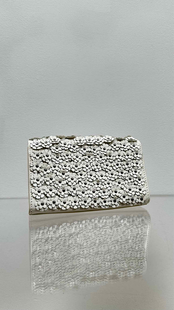 Alaia Flower Embroidered Clutch Bag
