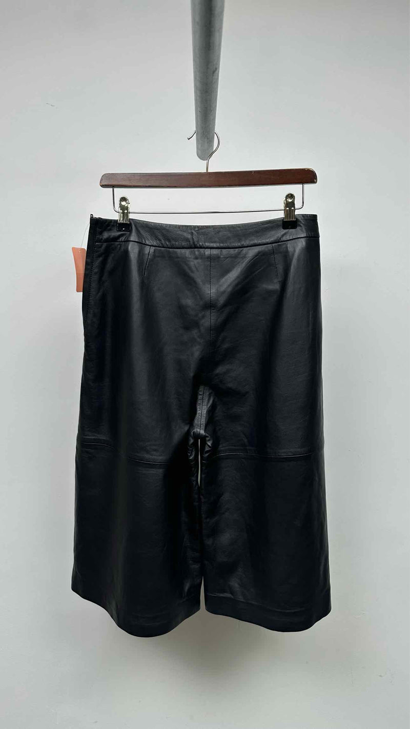 Munthe Sailor Leather Wide Shorts