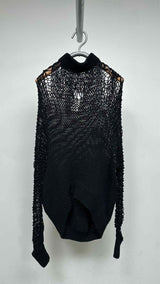 Margiela Loose-knit High-neck Sweater