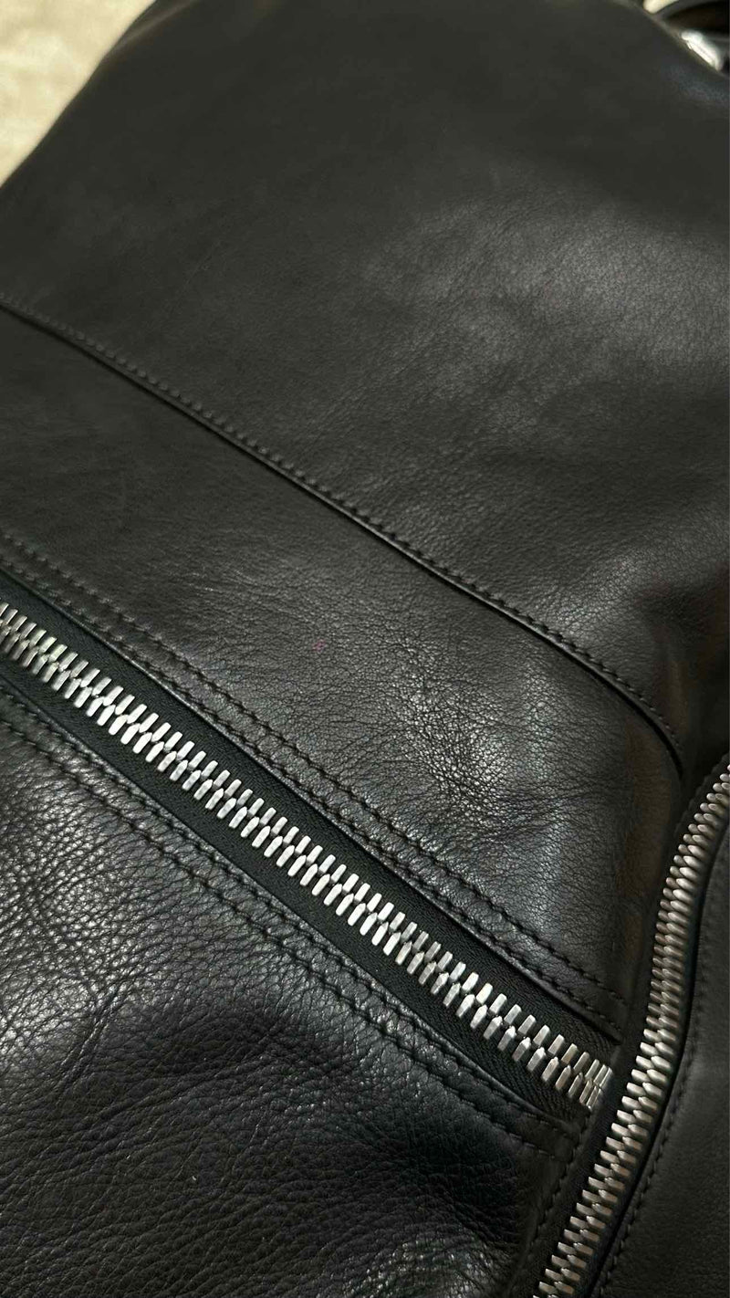 Rick Owens Leather Backpack