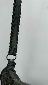 Anthony Luciano Crocodile Messenger Bag