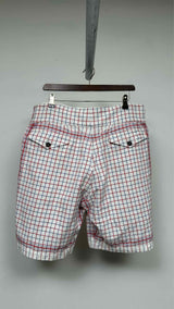 Margiela Plaid Cotton-tweed Shorts