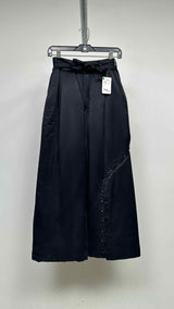 Craig Green Belted Botton-detailed Silk Wide Pants