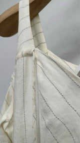 LOEWE Paula's Ibiza L/S Stripe Balloon Maxi Dress