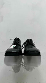 Balenciaga Square-Toe Bloc-Rim Derby