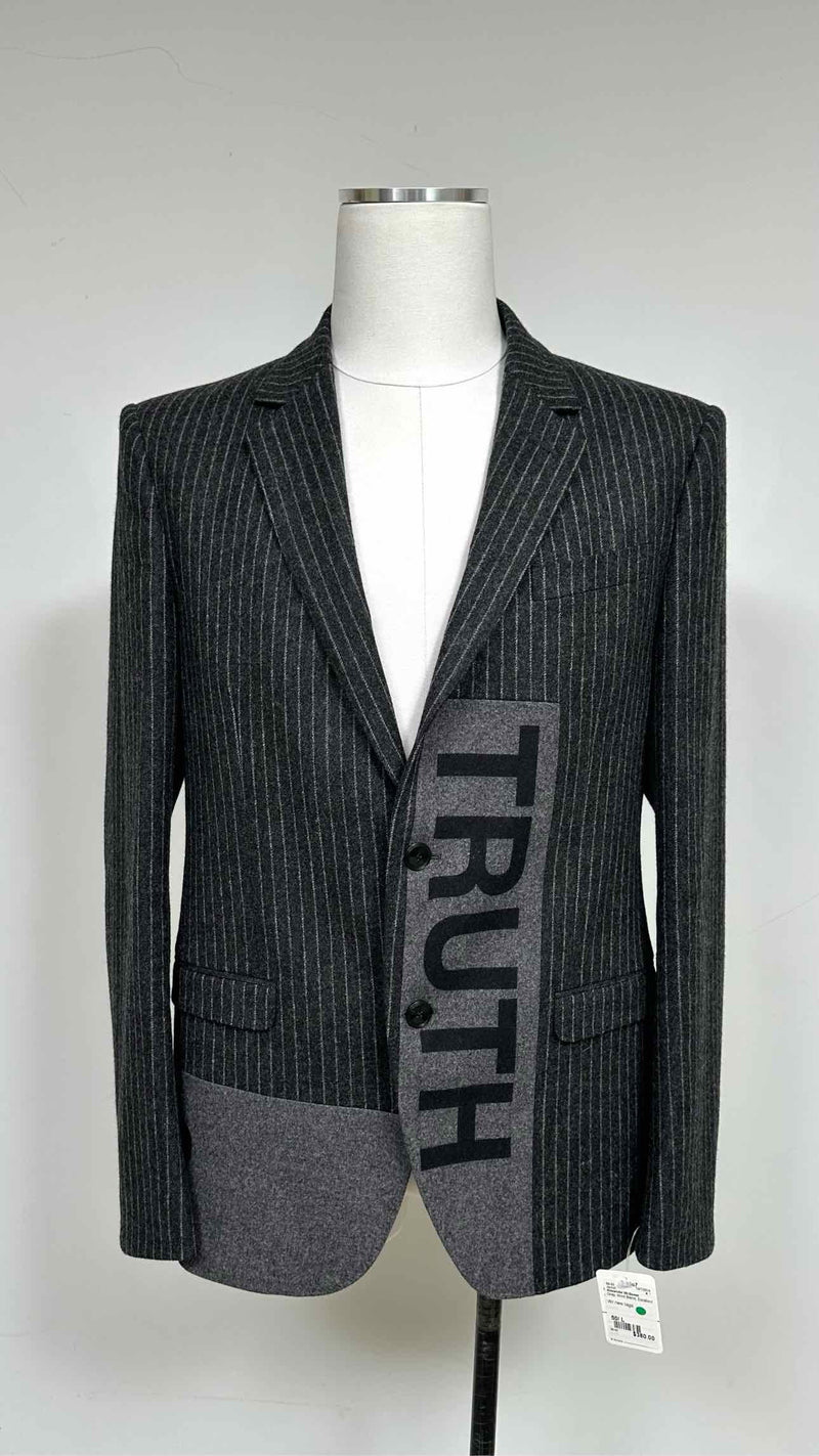 Alexander McQueen Stripe "TRUTH" Jacket