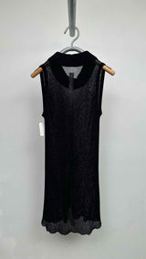 Rick Owens Mock-neck Mesh Long Vest