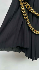 Balenciaga Chain Pleated Skirt