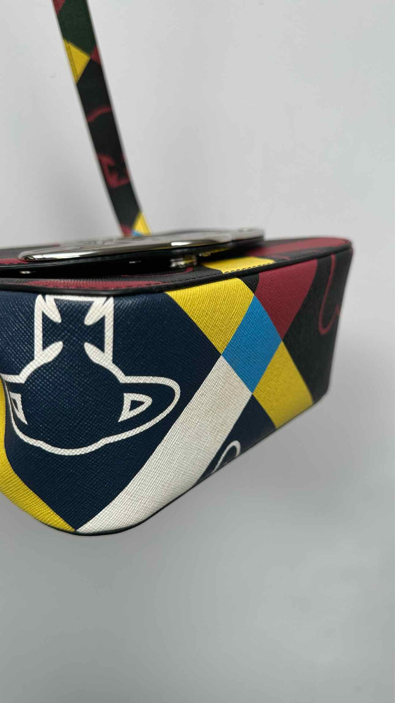 Vivienne Westwood Plaid Orb Shoulder Bag