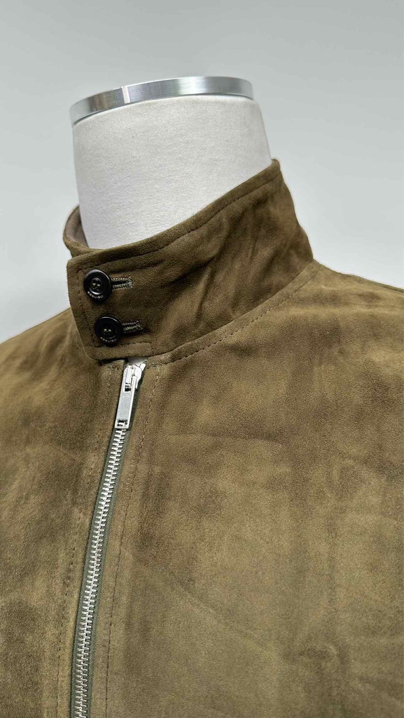 Boglioli Suede Bomber Jacket