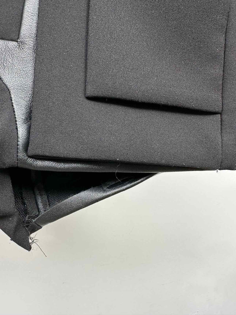 Rad Hourani Hybrid Layered Leather Shorts