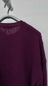 Raf Simons Oversized Patched Cable Sweater